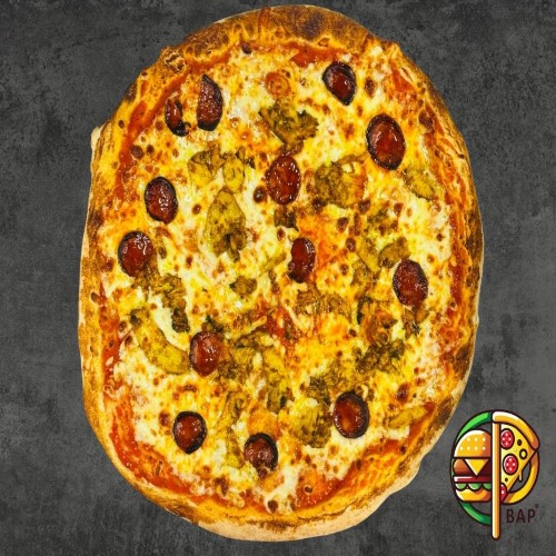 Chicken Chorizo Pizza 